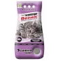 Clumping Cat Litter Super Benek Standard Lavender 10 L — bentonite, scented, grey granules
