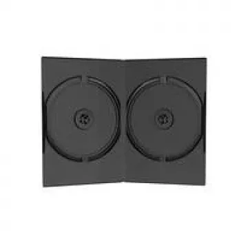 MEDIARANGE DVD-Videobox - Kapazität: 2 CD/DVD - Schwarz (Packung mit 50)