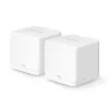 Mesh system MERCUSYS Halo H60X (2-pack) Dual-band Wi‑Fi 6, 1500 Mbps, up to 350 m², 2x LAN, internal antennas, white