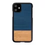 Smartphone case man and wood for iPhone 11 — denim black protective cover