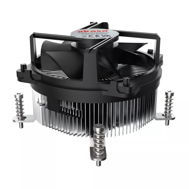 Akasa Intel LGA1700 Processor Hybrid cooler 9 cm Aluminium, Black 1 pc(s)