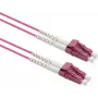 ROLINE fiber optic cable 50/125um OM4 - LC/LC - steel-reinforced - LSOH - violet - 20 m