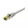 Patch Cable RJ45, CAT6A 500Mhz, 1,5m, Grey, S-STP(S/FTP), TPE/LSZH(Ultraflex), AWG26, with Cat.7 Raw Cable, Synergy 21 (S217604)