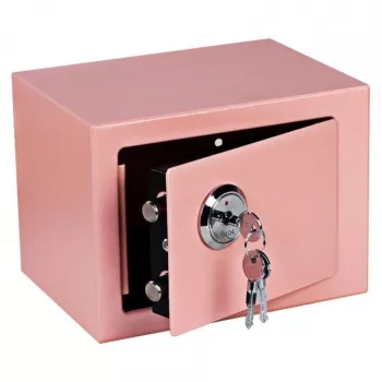 Extralink Home | Home Safe | office, key lockbox, security safe, Pink, S-404