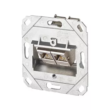 METZ CONNECT BTR IT CONNECT E-DAT Module 8/8(8) UP0 - Connection Socket, Flush-Mount - RJ-45 X 2 (1309121200-E)