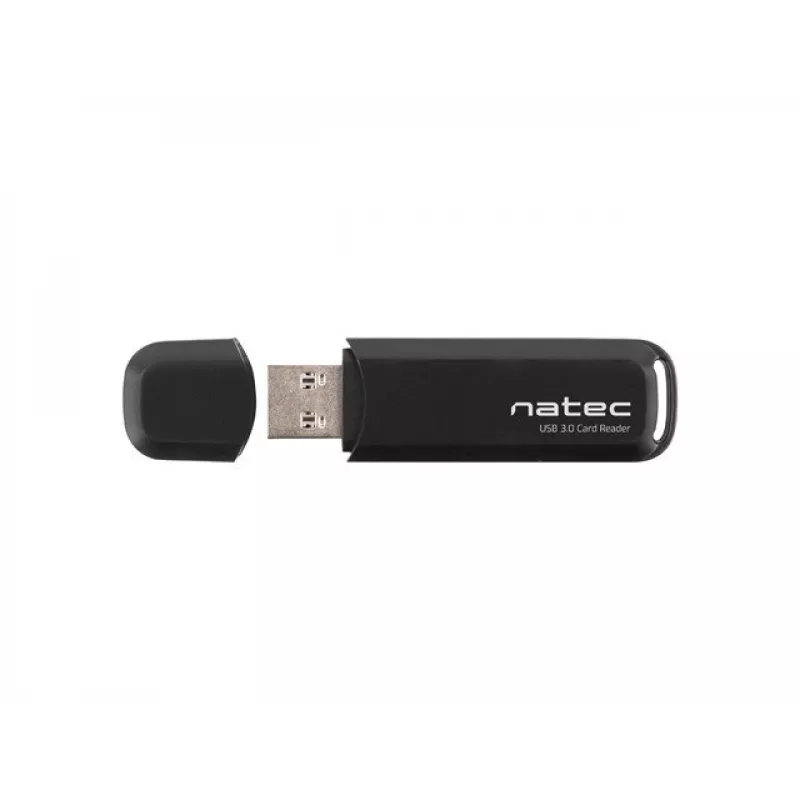 Card reader NATEC Scarab 2 USB 3.2 Gen 1 Type-A — MicroSD/SD support, 5000 Mbit/s, black