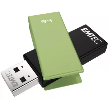 USB flash drive Emtec C350 Brick 64 GB USB Type-A Black Green