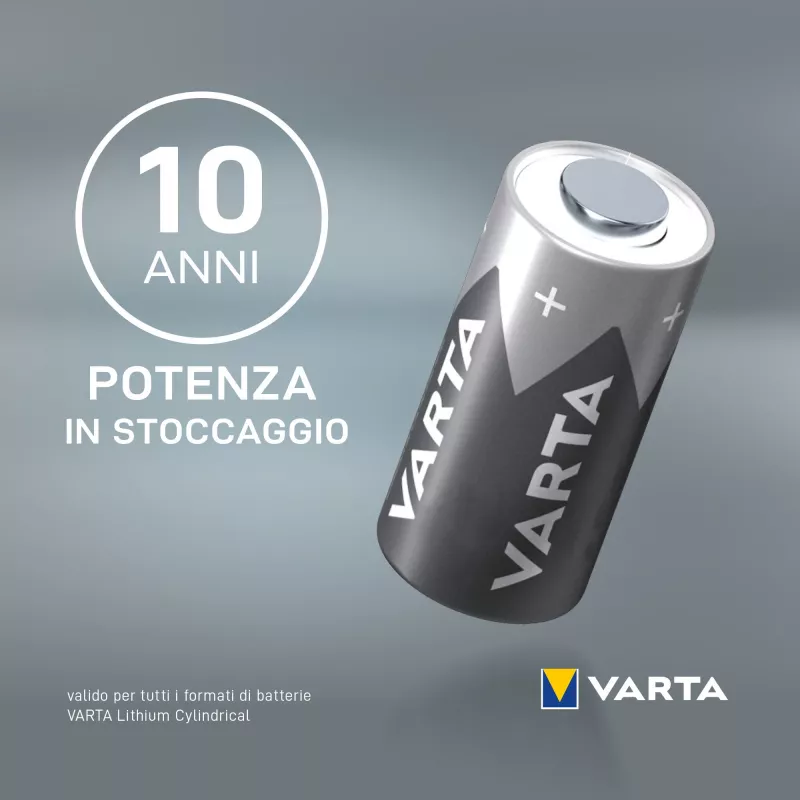 Varta Lithium CR123A 3V 1600mAh Camera Battery