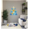 Triangle LED panel lights Nanoleaf NL47-0002TW-9PK — set of 9 RGB wall-mounted panels, AC powered, white