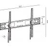 TV mount TB TB-951 for TVs up to 120 inches, max load 100 kg, VESA 900×600