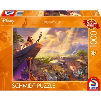 Thomas Kinkade Studios: Disney Dreams Collection - The Lion King, Puzzle 1000 Pieces