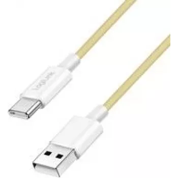 LogiLink USB 2.0 Type-C cable C/M to A/M 60W yellow 1.5 m