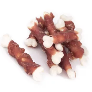 Dog treats PETITTO duck & calcium cubes, 500 g — natural adult dog treats, protein 24%, fat 2.5%