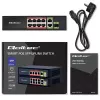 Ethernet Switch QOLTEC 52297 PoE RJ45 with PoE Uplink and SFP port