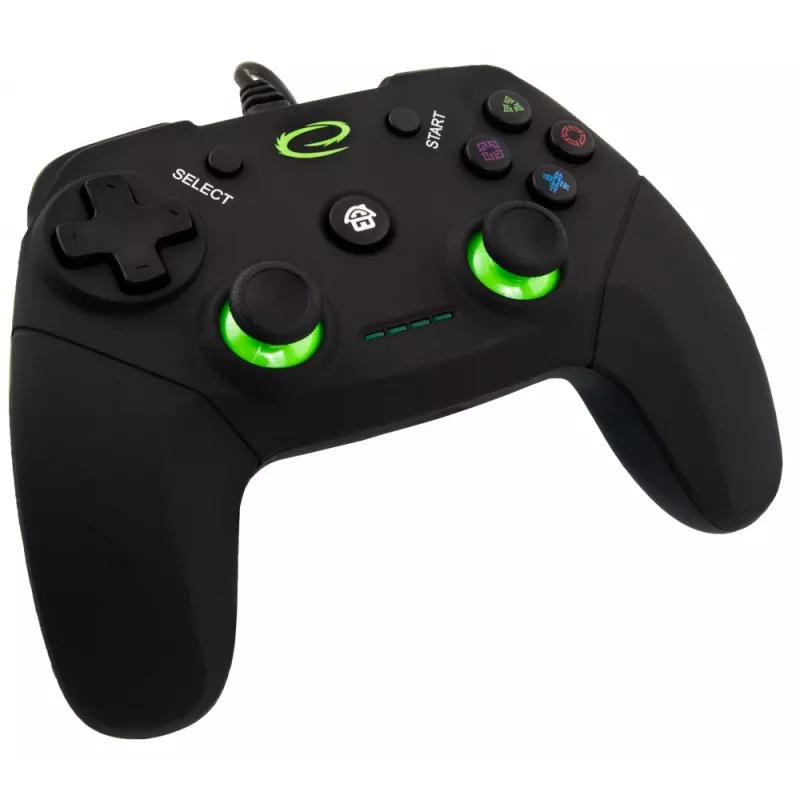 Gamepad ESPERANZA EGG110K wired USB with vibration, 12 buttons, 1.5 m cable — for PC and PS3