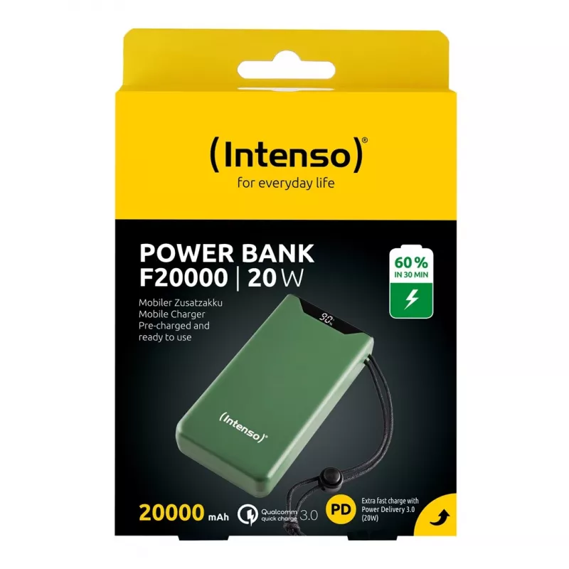 Intenso 7332057 power bank Lithium Polymer (LiPo) 20000 mAh Green