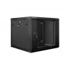 Lanberg WF01-6609-10B Wall-Mounted Rack Cabinet 9U 19 inch 600x600mm Black