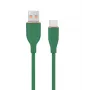 Type-C USB charging and data cable, 1.5 m, green