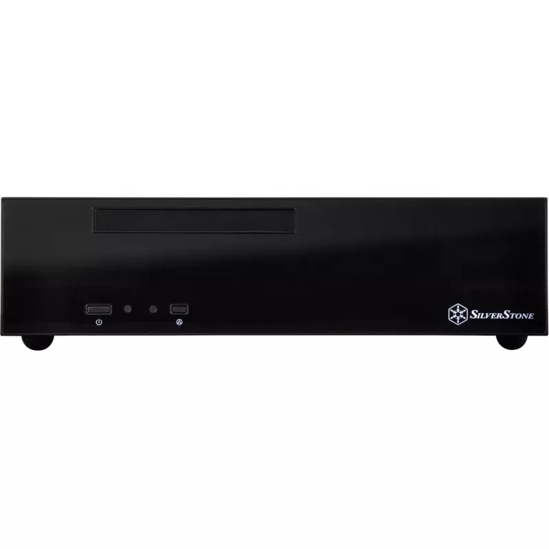 SilverStone MILO ML09 - Desktop - Mini-ITX - without Power Supply (SFX12V) - Black - USB/Audio (SST-ML09B)