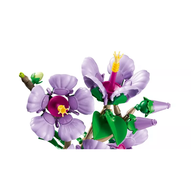 LEGO botanical build set Hibiscus Flower 10372 – 660 pieces, display model, 250×360×130 mm