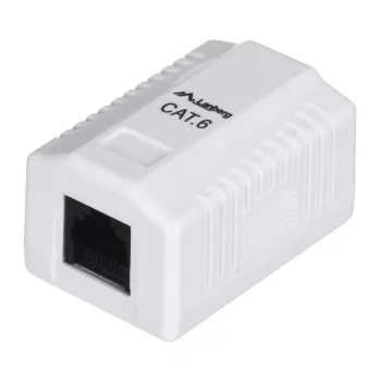 LANBERG outlet box RJ-45 OU6-0001-W, Cat6, white