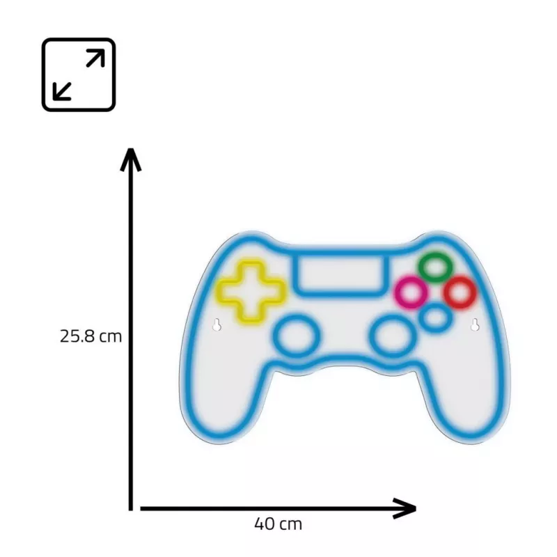 Wired USB Gamepad MANTA SNL63MT Neon Lights — PC controller with USB connection