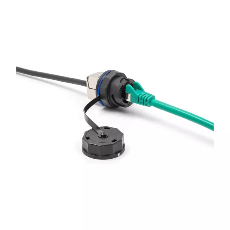 DeLOCK 67050 protective cap for RJ45 built-in connectors, IP68, black