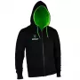 GamersWear SPROUT Basic zip hoodie size M black/green