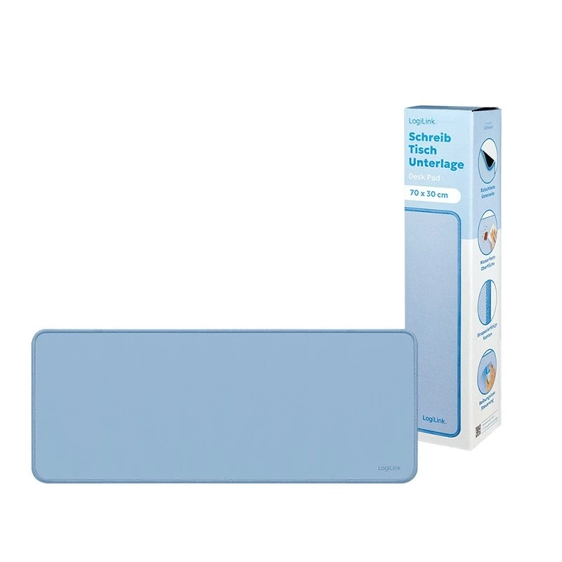 XXL desk pad for mouse and kayboard, blue