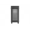 Rack cabinet LANBERG FF01-6624-23BL 24U freestanding 19 inch 600×600 mm IP20 black