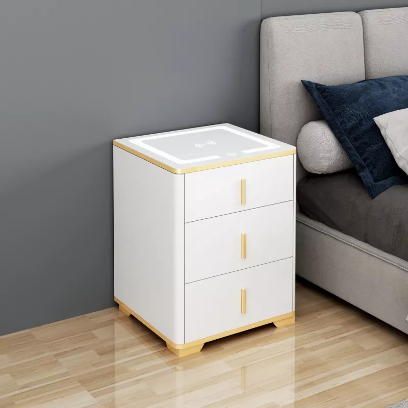 Extralink Lock Star Electronic Bedside Safe with Wireless Charging