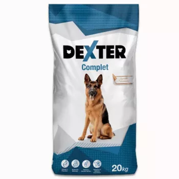 Dry dog food HURTOWNIA KARM Dexter Complete for large breeds 20 kg, meat flavour, protein 21.5%, fat 7.5%