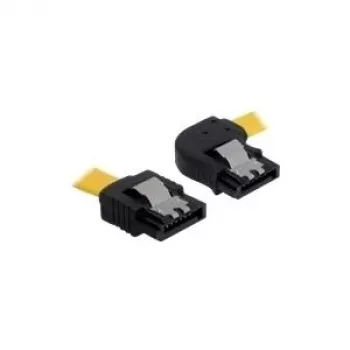 SATA Cable Male/Male DeLOCK 0.3m Yellow