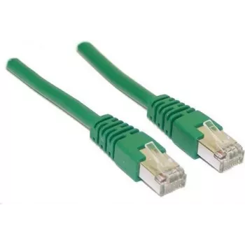 Wentronic Goobay CAT 5e Patch Cable, F/UTP, Green, 0.25 m - CCA Copper Mix (68619)