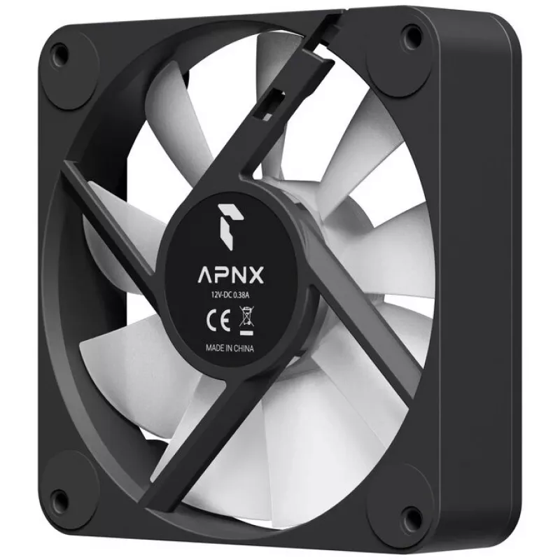 APNX FP1-R PWM Reverse ARGB Case Fan 120mm Black