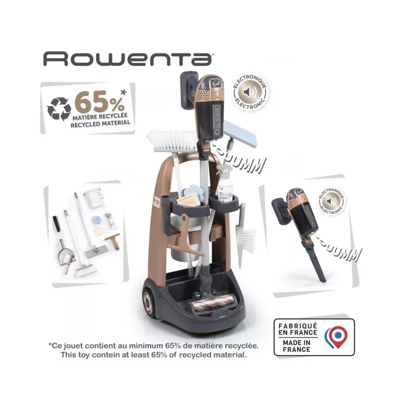 Cleaning Trolley Rowenta + Vacuum Cleaner
