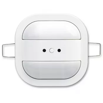 busch jaeger smart home multi-sensor 2CKA006132A0331 — wired, measures light and motion, brightness 1–1000 lx, size 80×80×45 mm
