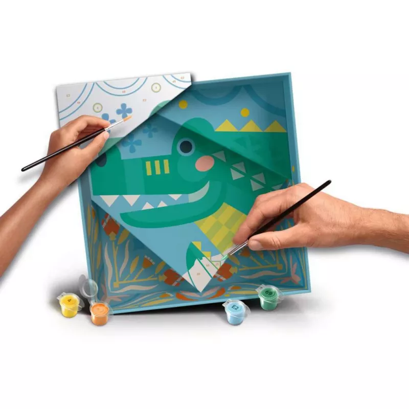 Ravensburger painting kit CreArt Do it together – Crocodile (children’s joint painting set)