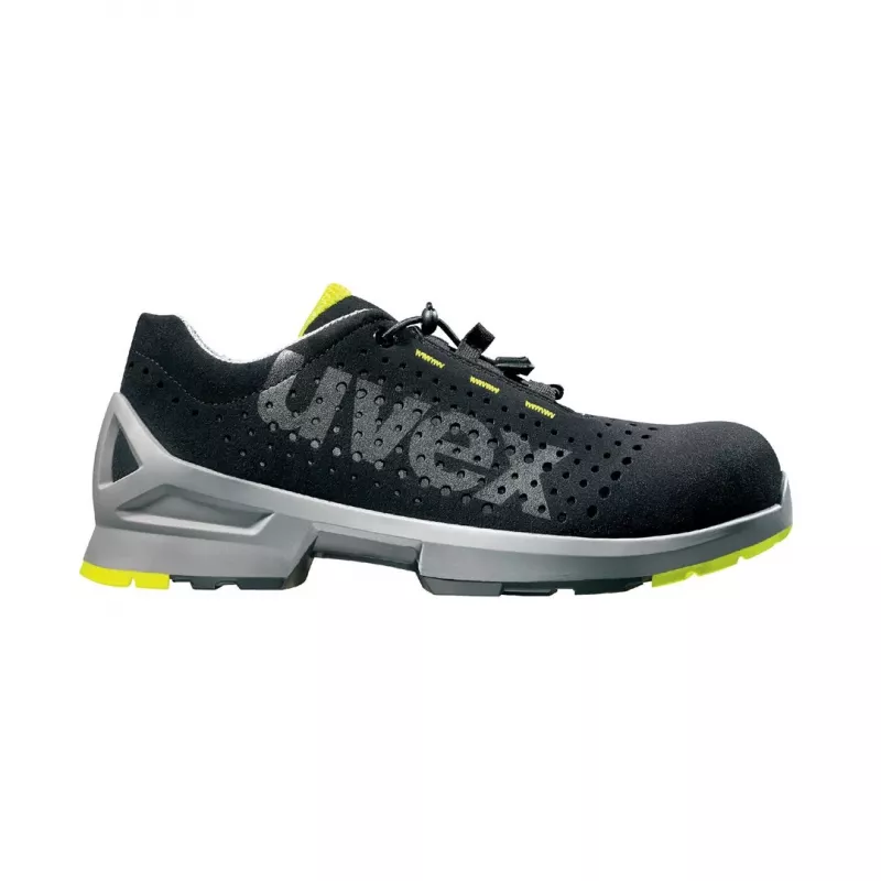 Safety Shoes Uvex 8543.8 S1 SRC Male Adult Black PU Micro Velour