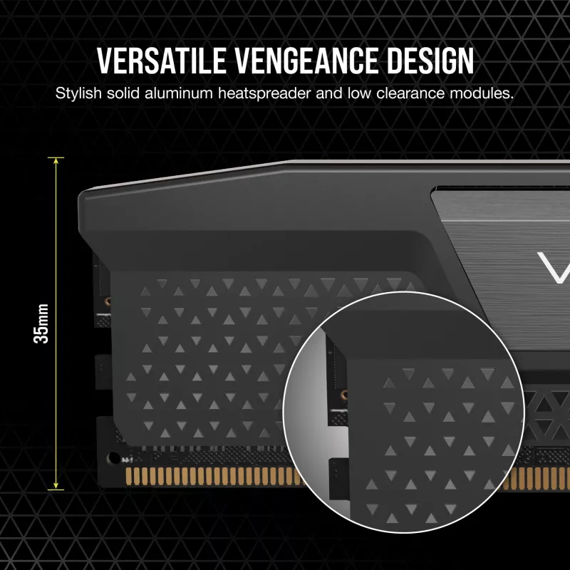 VENGEANCE® 48GB (2x24GB) DDR5 DRAM 7000MT/s CL36 Memory Kit