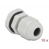 Cable Gland DeLOCK 60193 Grey Plastic 10 pcs