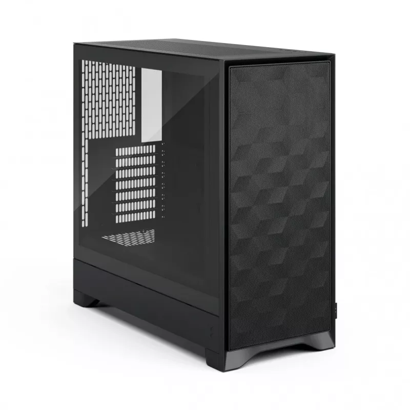 PC case Fractal Design Pop 2 Air Black TG Midi Tower — ATX, 3x 120 mm front fans, supports 2.5 inch & 3.5 inch drives