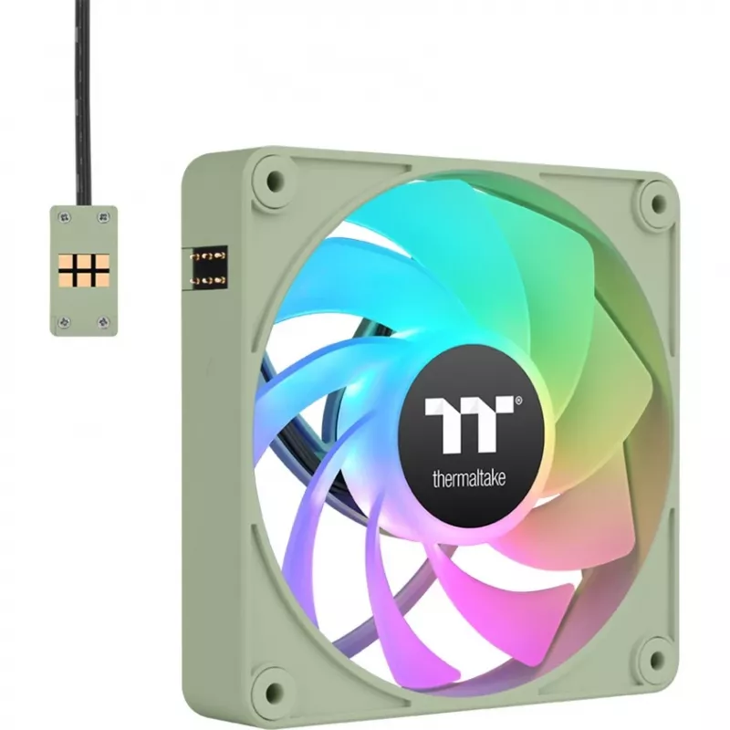 Thermaltake CT120 EX Reverse ARGB Sync 120mm 3-Pack Case Fans - Matcha Green