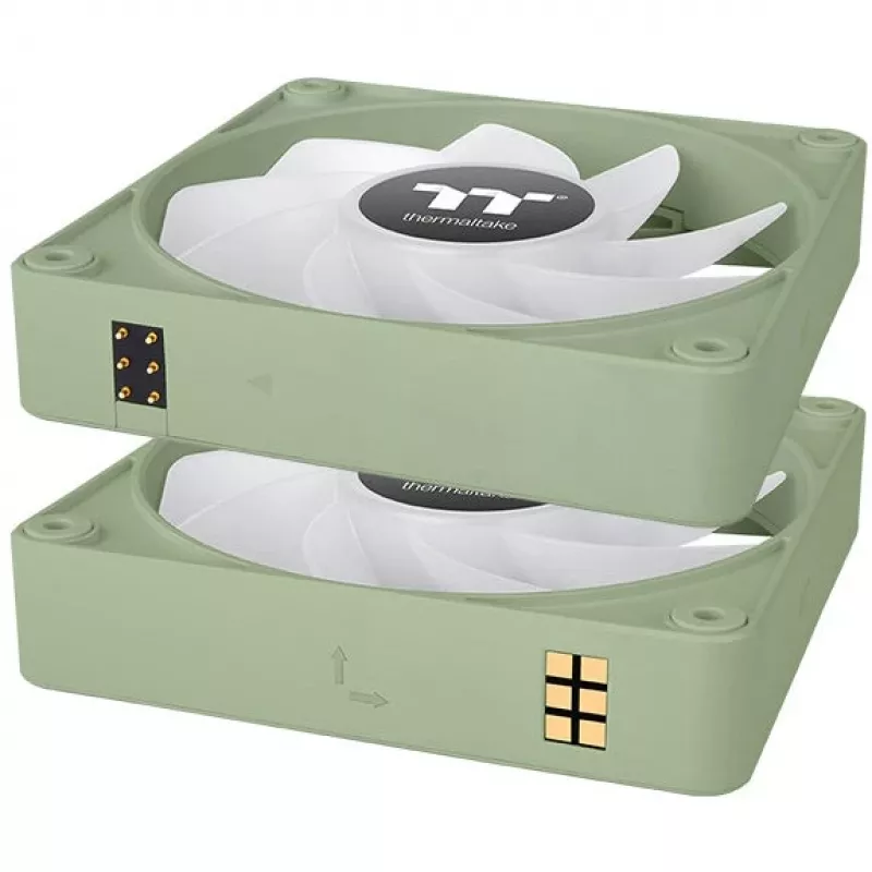 Thermaltake CT140 EX Reverse ARGB 140mm Fan 3-Pack - Matcha Green