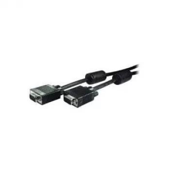shiverpeaks VGA/VGA 10m - VGA (D-Sub) - VGA (D-Sub) - Male - Male - Nickel - Black (BS78056-10)