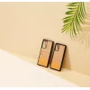 Protective phone case man and wood Galaxy Note 20 Ultra Herringbone Orange Black