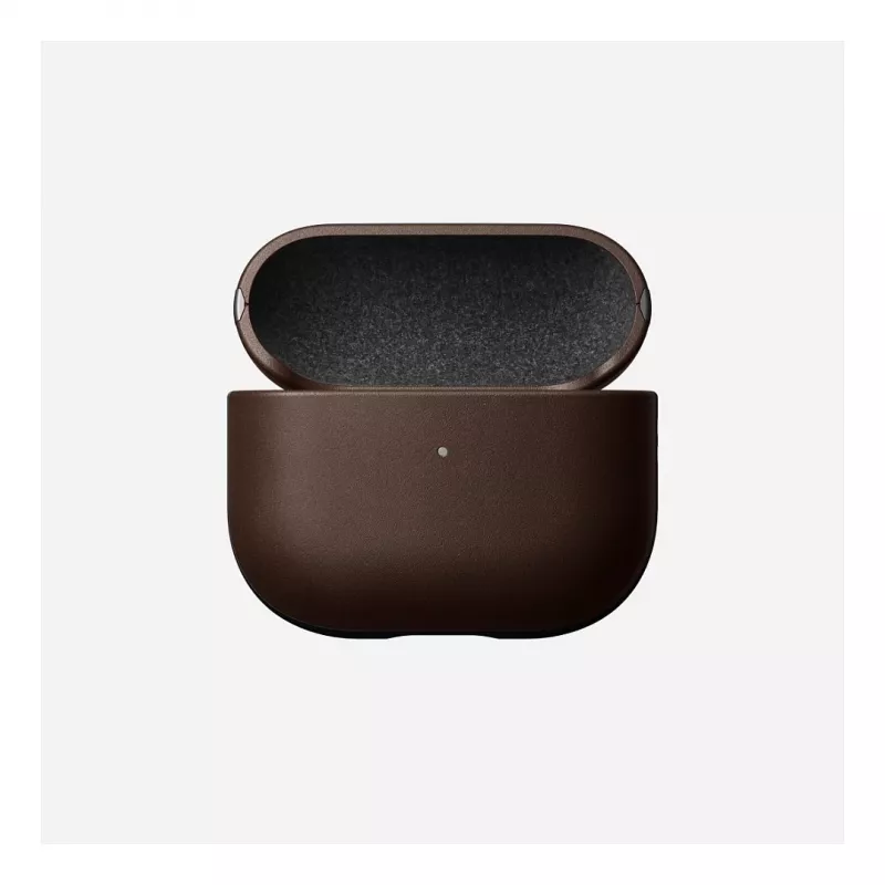 Leather AirPods Case Nomad V3 Rustic Brown — protective leather cover for AirPods charging case
