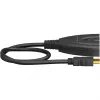 HDMI-Umschaltbox 3 to 1 (4K @ 60Hz), HDMI Switch (black, 55cm Cable)