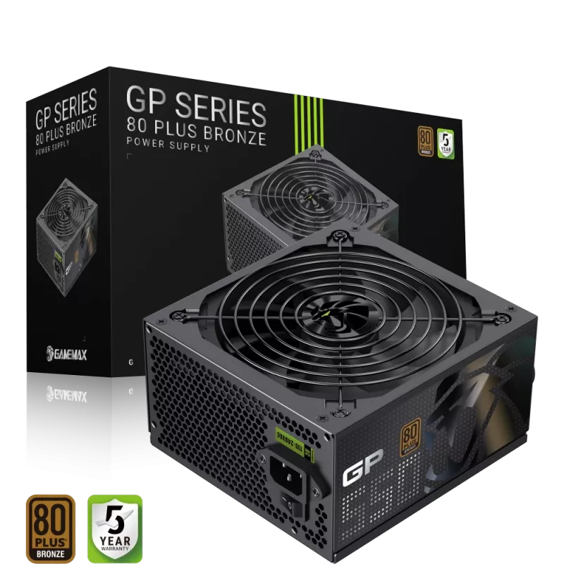 Gamemax Power Supply, 80 PLUS, Bronze | GP 550B | 550 W