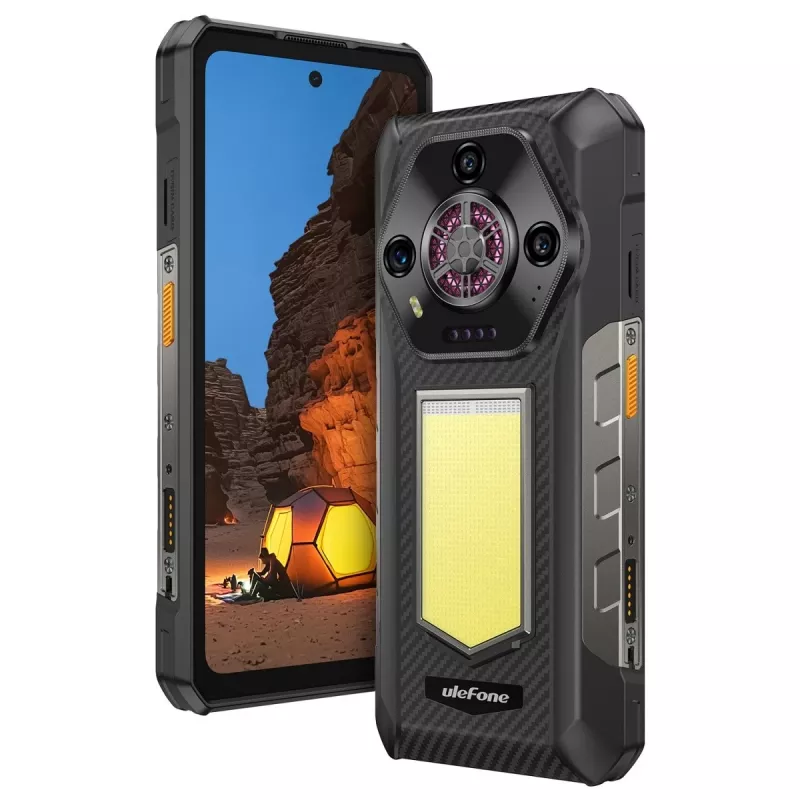 Rugged smartphone UleFone Armor 30 4G with Helio, 12GB RAM, 512GB storage, Black, energy class A